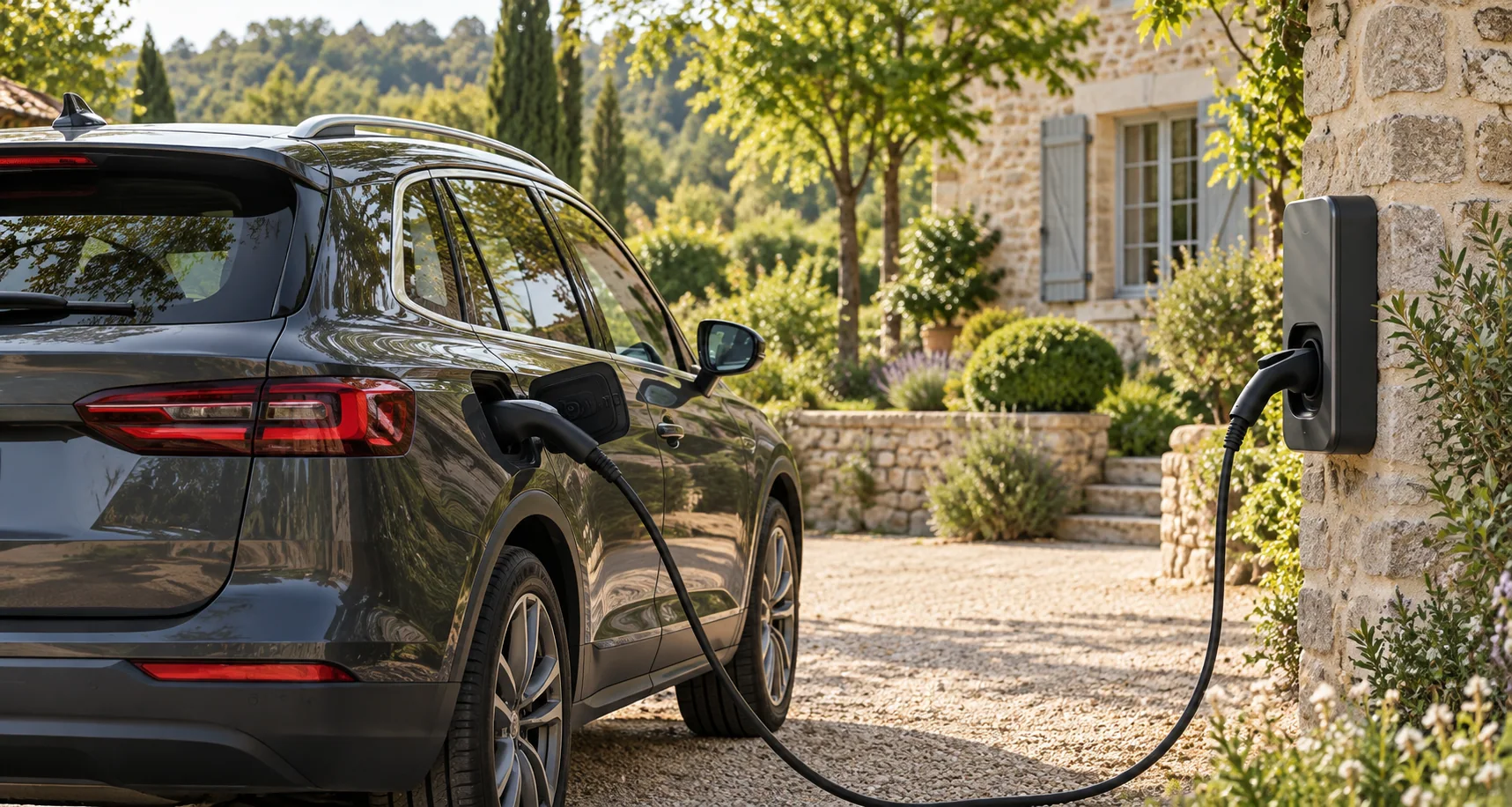 Accès et parking pour club au Domaine à l'Orée des Buis