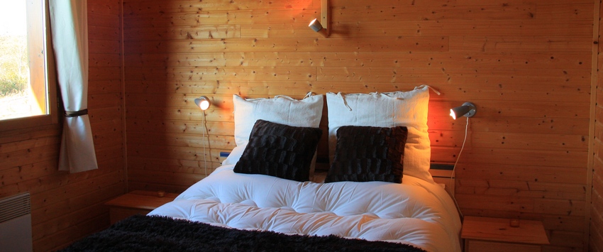 chalet Jura sud chambre
